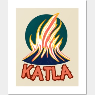 Katla Volcano Posters and Art